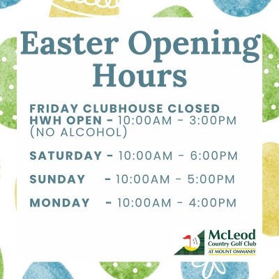 easter opening hours